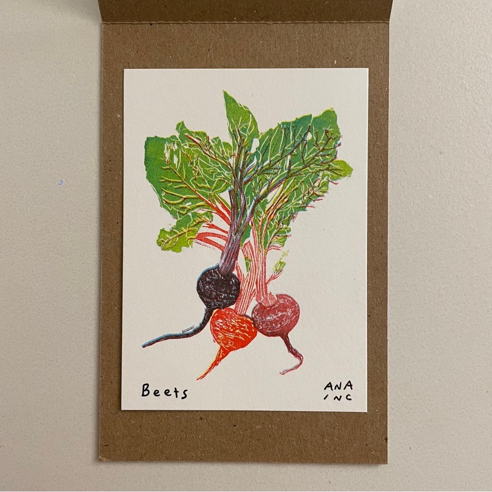 SOLD Inciardi prints - Beets